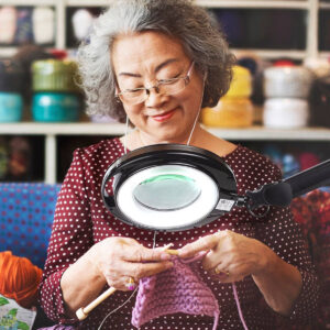 led magnifying desk lamp